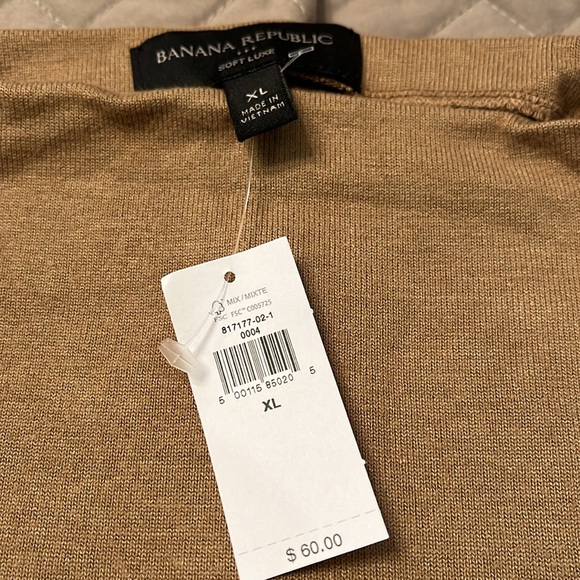 Banana Republic PLATEAU BEIGE SOFT LUXE BOXY T-SHIRT/NWT/XS & XL - Picture 6 of 13